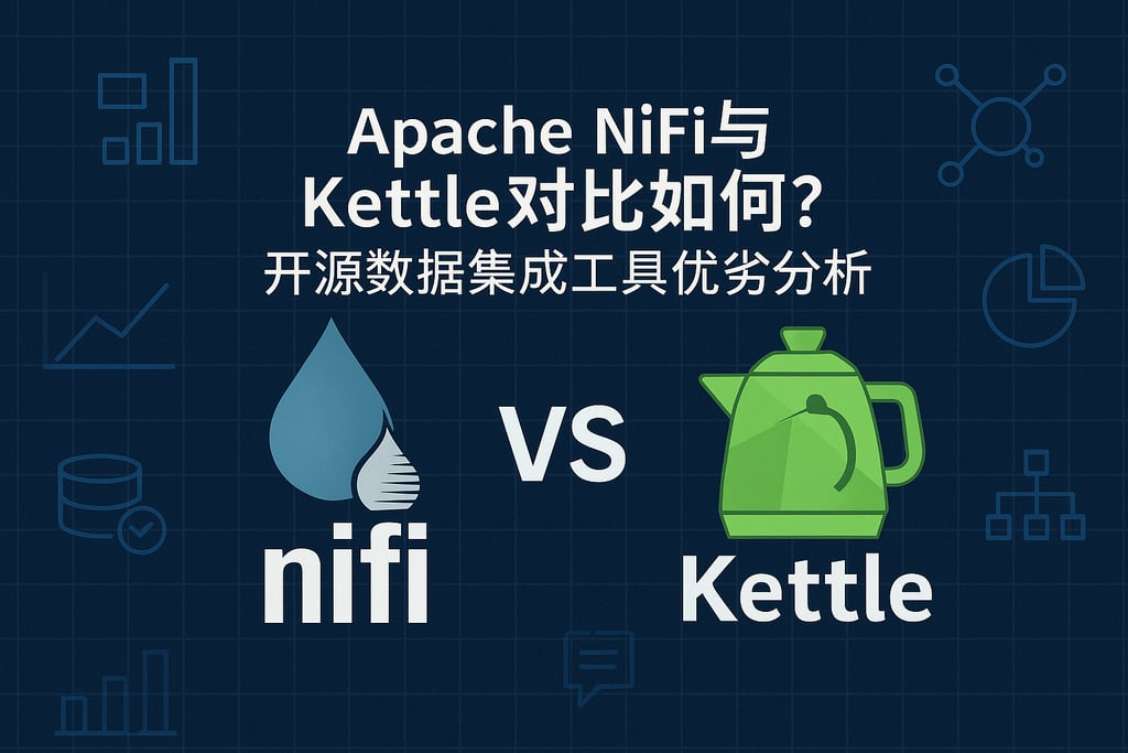 apache nifi与kettle对比如何？开源数据集成工具优劣分析